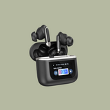 LED Screen Touch Active Noise Cancelling Wireless Earbuds